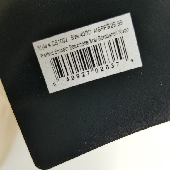 NWT Curvy Studio Perfectly Smooth Balconette Bra Size 40DD - Picture 8 of 9